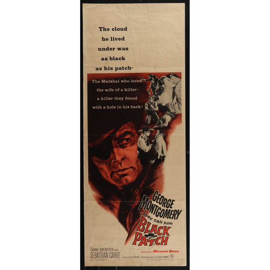 Black Patch (1957) Original Movie Poster 14x36