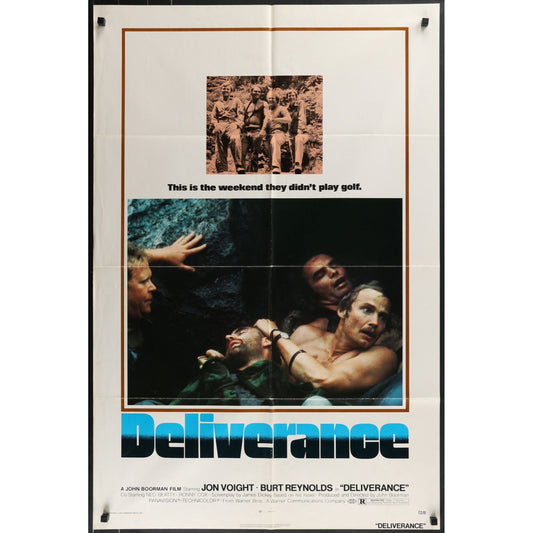 Deliverance (1972) Original Folded Movie Poster 27x41