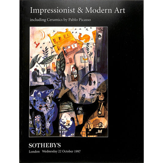 Sotheby's Impressionist and Modern Art Auction Catalog October 22, 1997