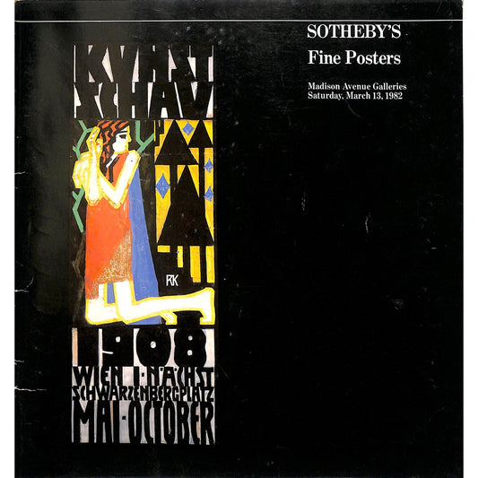 Sotheby's Fine Posters Art Auction Catalog March 13, 1982
