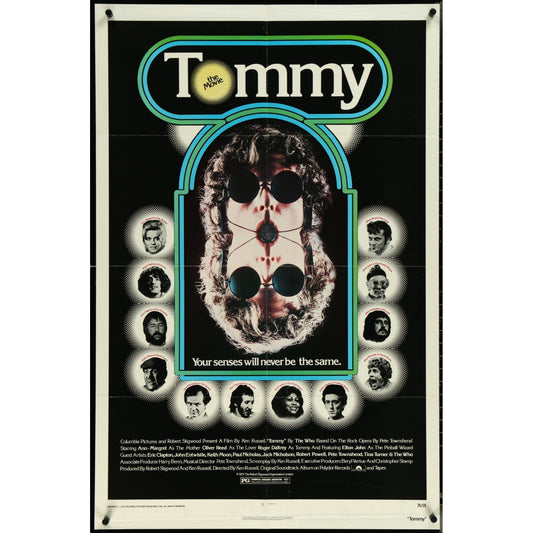 Tommy (1975) Original Movie Poster Folded 27x41