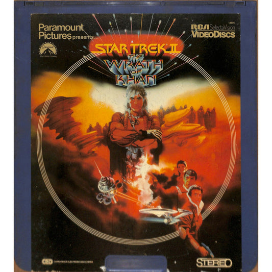 Star Trek II: The Wrath of Khan (1982) Vintage CED Videodisc TESTED WORKING