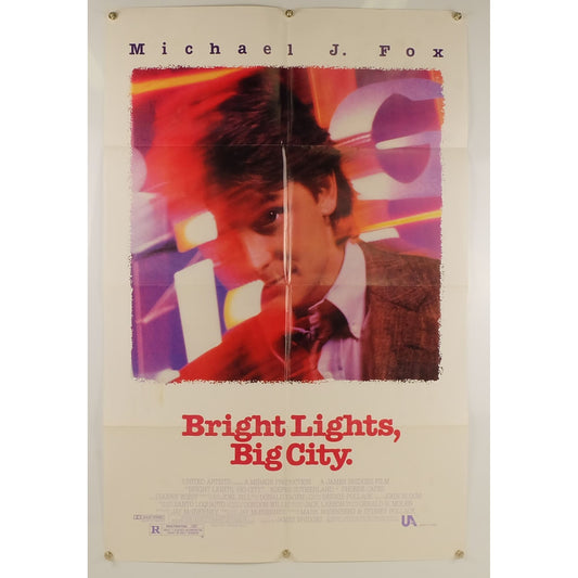 Bright Lights, Big City (1988) Original Movie Poster Folded 27x41