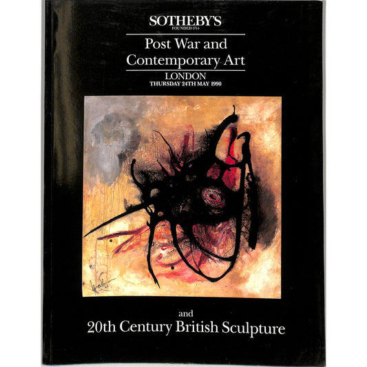 Sotheby's Post War Contemporary Art Auction Catalog May 24, 1990