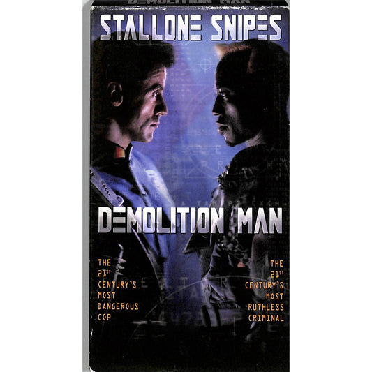 Demolition Man (1993) VHS Tape Good condition
