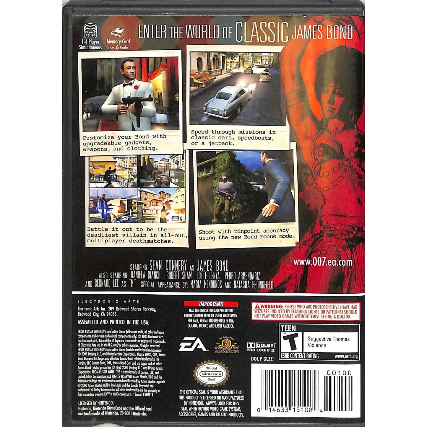 007: From Russia with Love (2005) Nintendo GameCube CIB