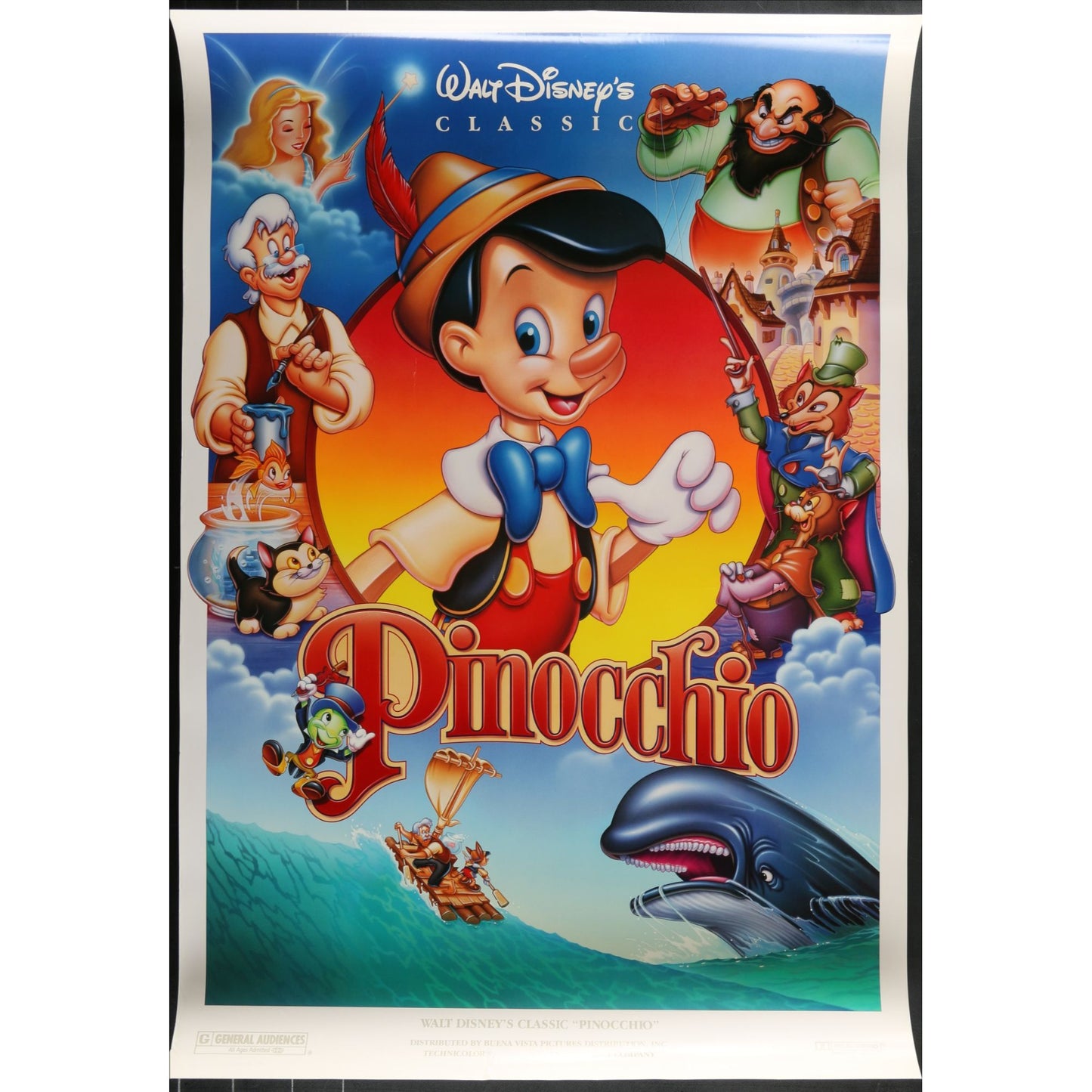 Pinocchio (1992) Original Single-sided Movie Poster Rolled 27x40