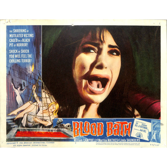 Blood Bath (1966) Lobby Card #8 11X14