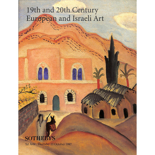 Sotheby's 19th & 20th Century European/Israeli Art Auction Catalog Oct 23, 1997