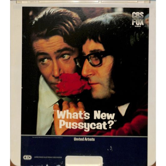 What's New Pussycat? (1965) Vintage CED Videodisc TESTED WORKING