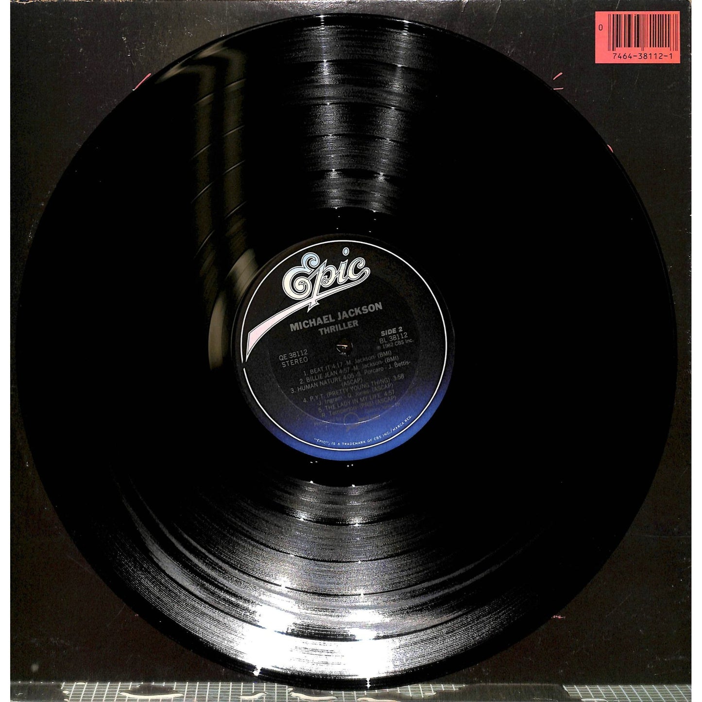 Michael Jackson - Thriller Vinyl Record QE 38112