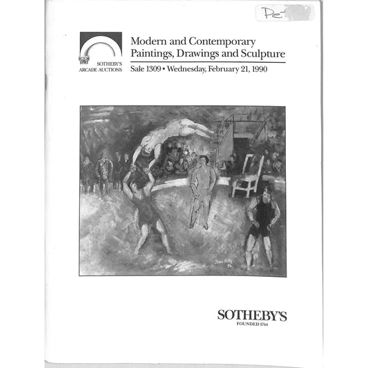 Sotheby's Modern & Contemporary Art Auction Catalog February 21, 1990