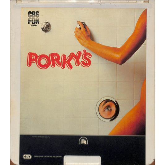 Porky's (1981) Vintage CED Videodisc TESTED WORKING