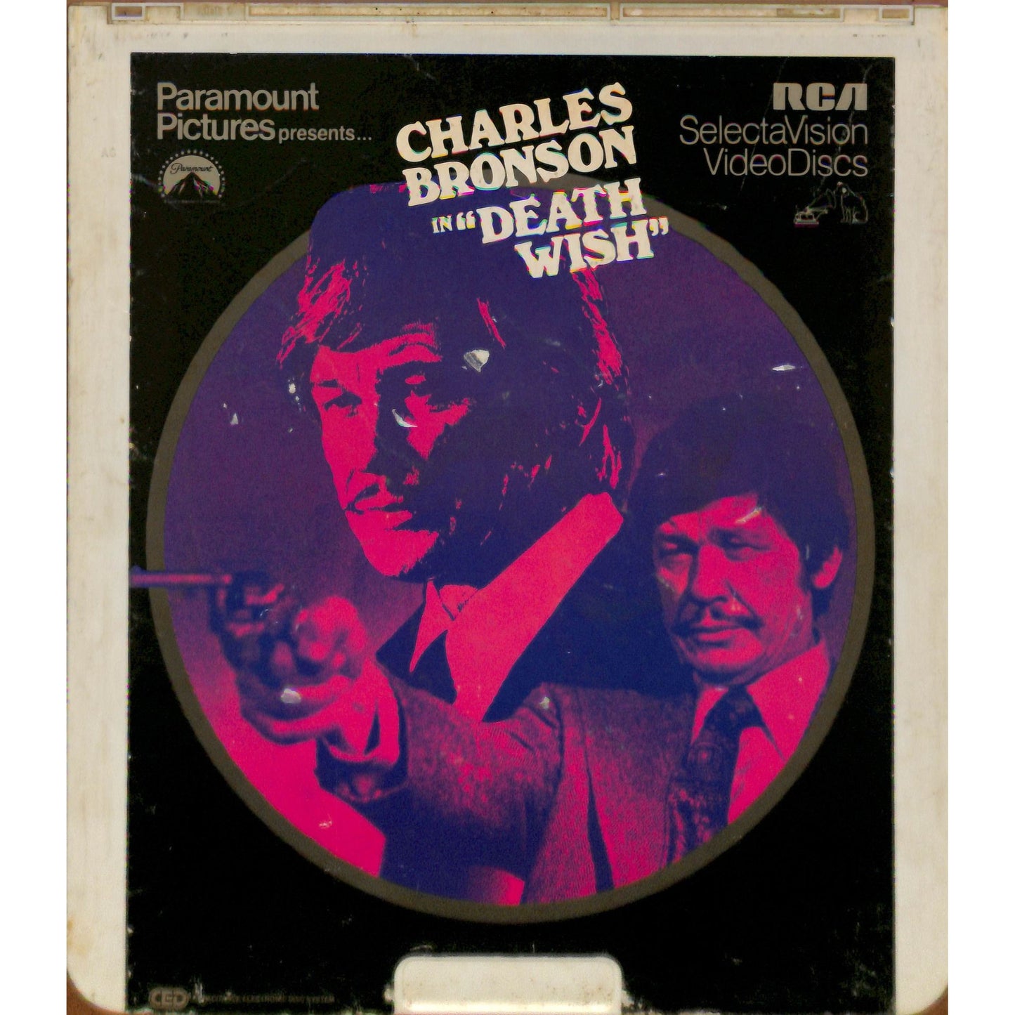 Death Wish (1974) Vintage CED Videodisc TESTED WORKING