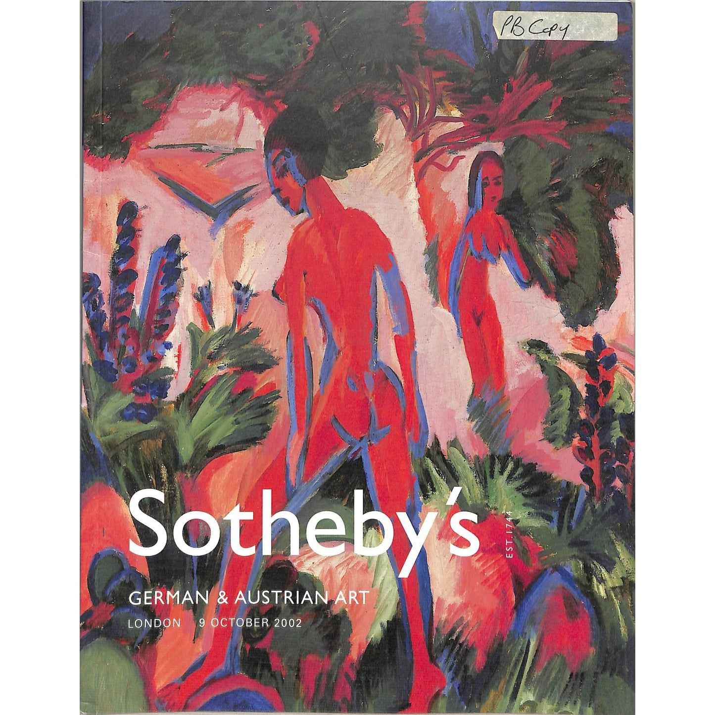 Sotheby's German & Austrian Art Auction Catalog October 9, 2002