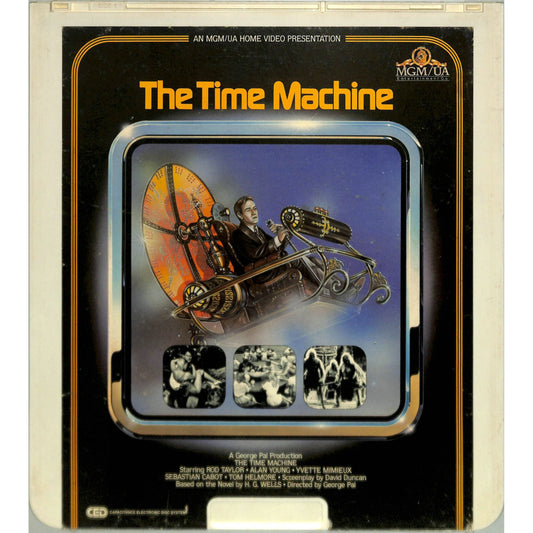 The Time Machine (1960) Vintage CED Videodisc TESTED WORKING