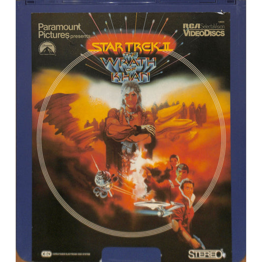 Star Trek 2 ll: The Wrath of Khan (1982) CED RCA SelectaVision TESTED WORKING