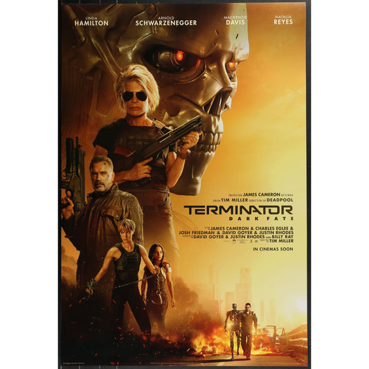 Terminator: Dark Fate (2019) Original Double-sided Movie Poster Rolled 27x40