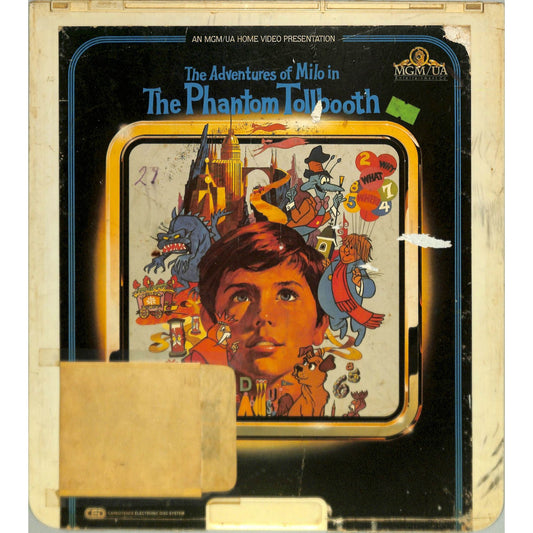The Adventures of Milo in the Phantom Tollbooth (1970) CED Videodisc TESTED