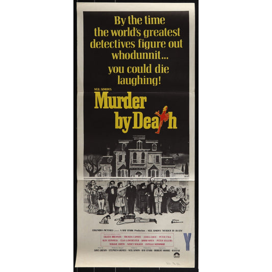 Murder by Death (1976) Original Australian Daybill Movie Poster 13x30