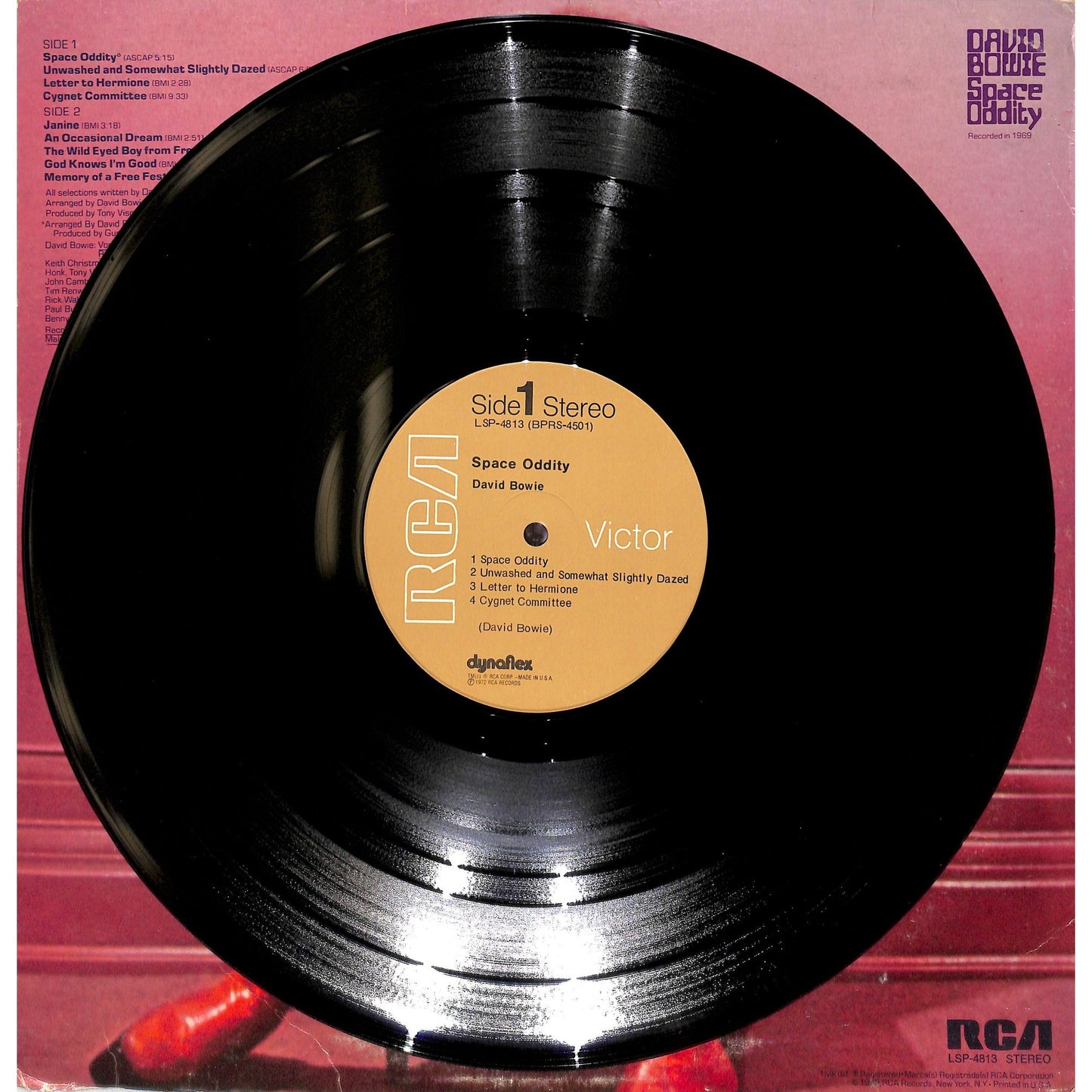 David Bowie - Space Oddity Vinyl Record LSP 4813