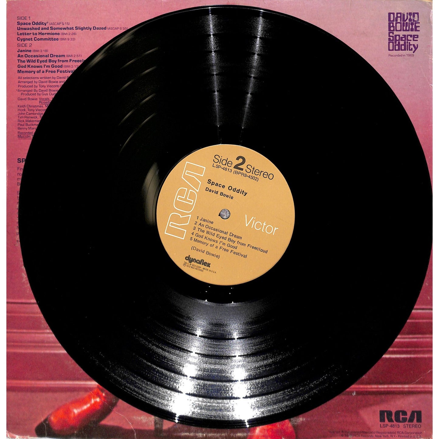 David Bowie - Space Oddity Vinyl Record LSP 4813