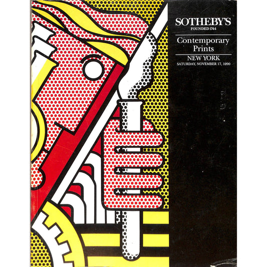 Sotheby's Contemporary Prints Auction Catalog November 17, 1990