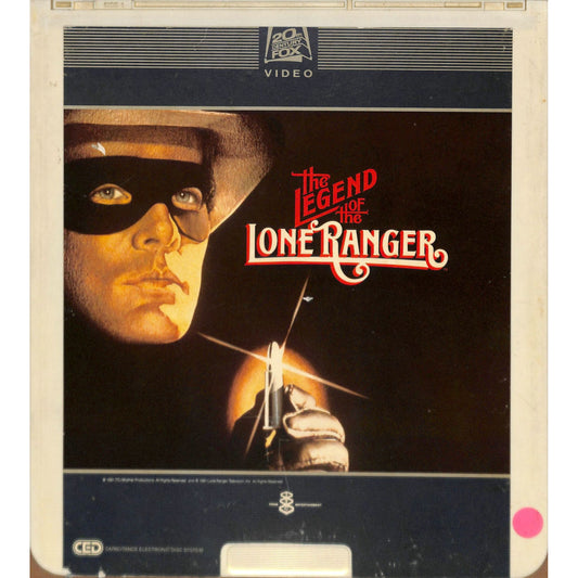 The Legend of the Lone Ranger (1981) Vintage CED Videodisc TESTED WORKING