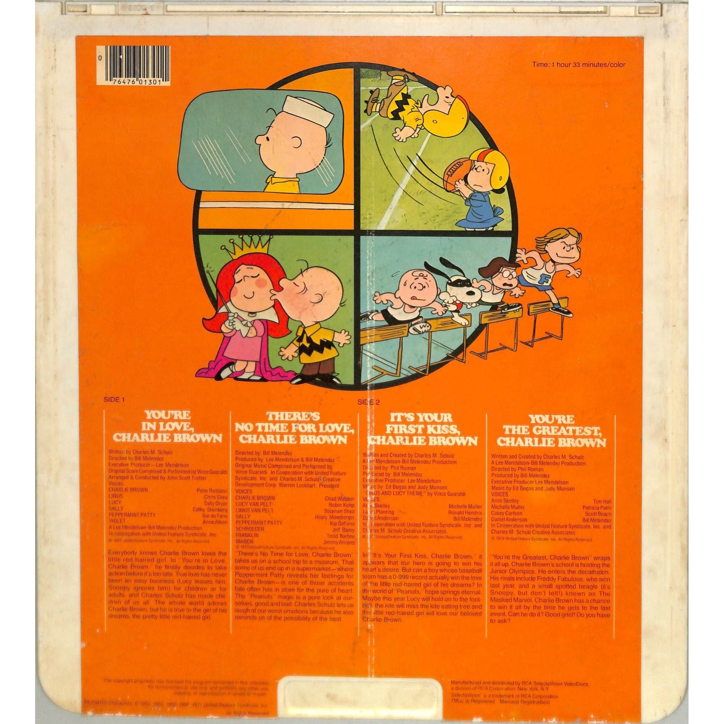 A Charlie Brown Festival (1983) Vintage CED Videodisc