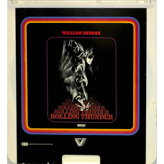 Rolling Thunder (1977) Vintage CED Videodisc