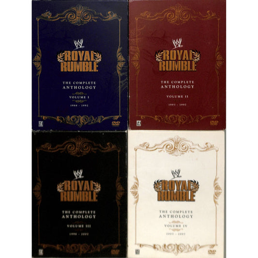 WWE Royal Rumble Volume I,II,III,IV DVD set