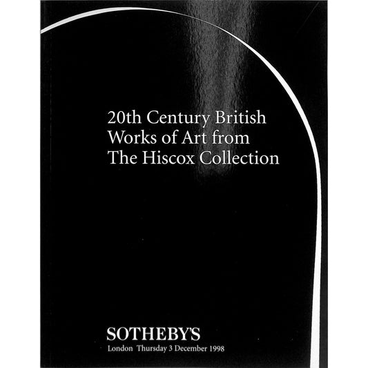 Sotheby's Catalog: Hiscox Collection, Dec 3, 1998