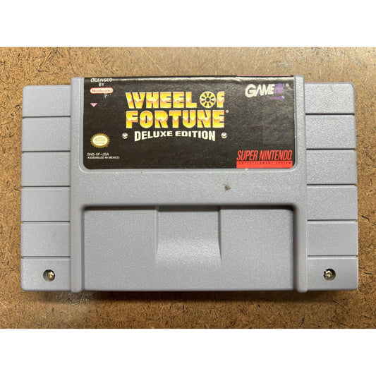 Wheel of Fortune Deluxe Edition SNES Cartridge