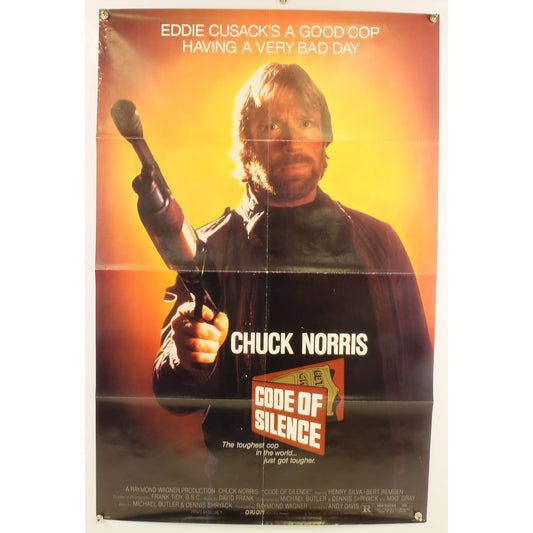 Code of Silence (1985) Original Movie Poster Folded 27x41