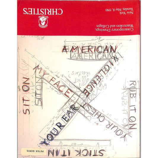 Christie's Contemporary Art Auction Catalog May 8, 1990