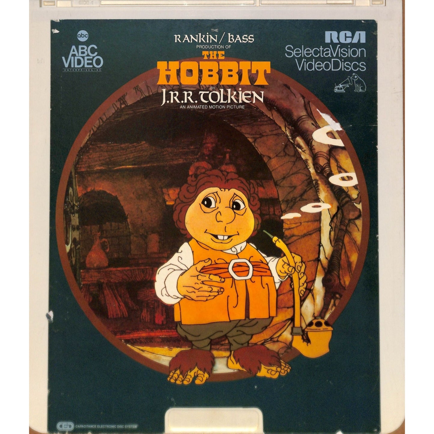 The Hobbit (1978) Vintage CED RCA SelectaVision Videodisc TESTED WORKING