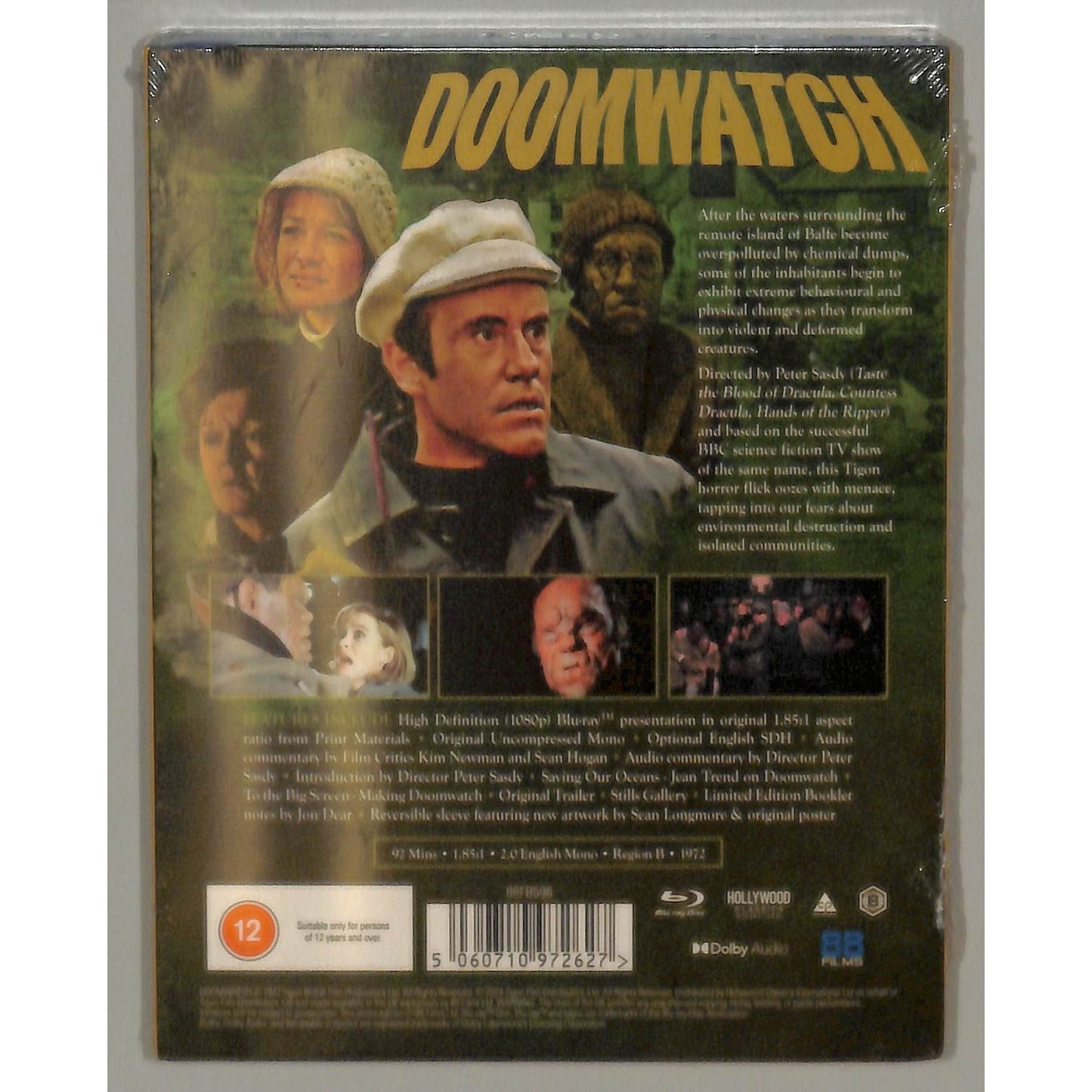 Doomwatch (1972) Blu-Ray Region B Brand New Sealed