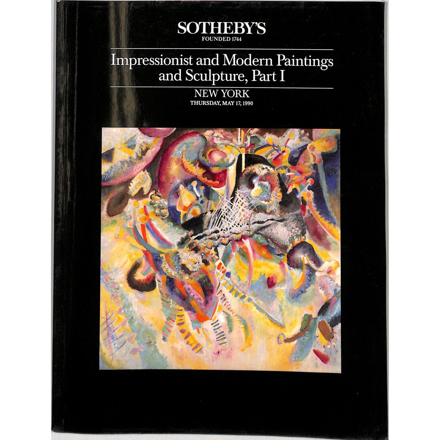Sotheby's Impressionist and Modern Art Auction Catalog May 17, 1990