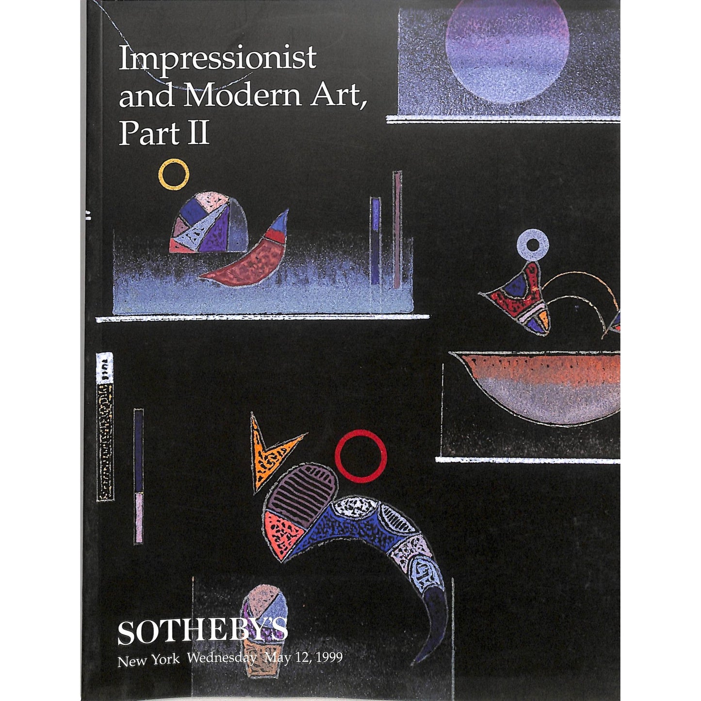 Sotheby's Impressionist and Modern Art Auction Catalog May 12, 1999