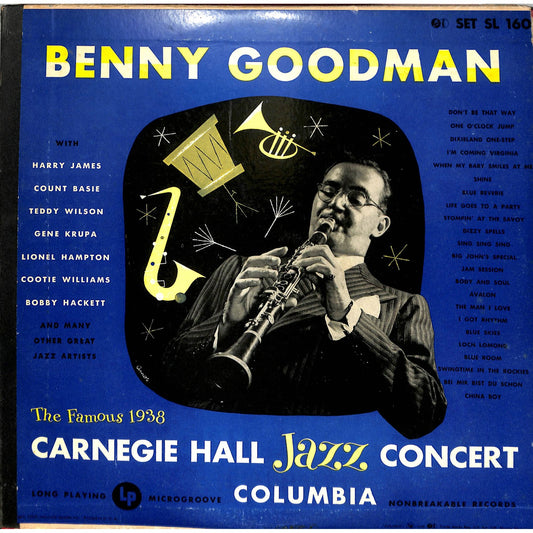 Benny Goodman - The Famous 1938 Carnegie Hall Jazz Concert (1950) Vinyl 2LP