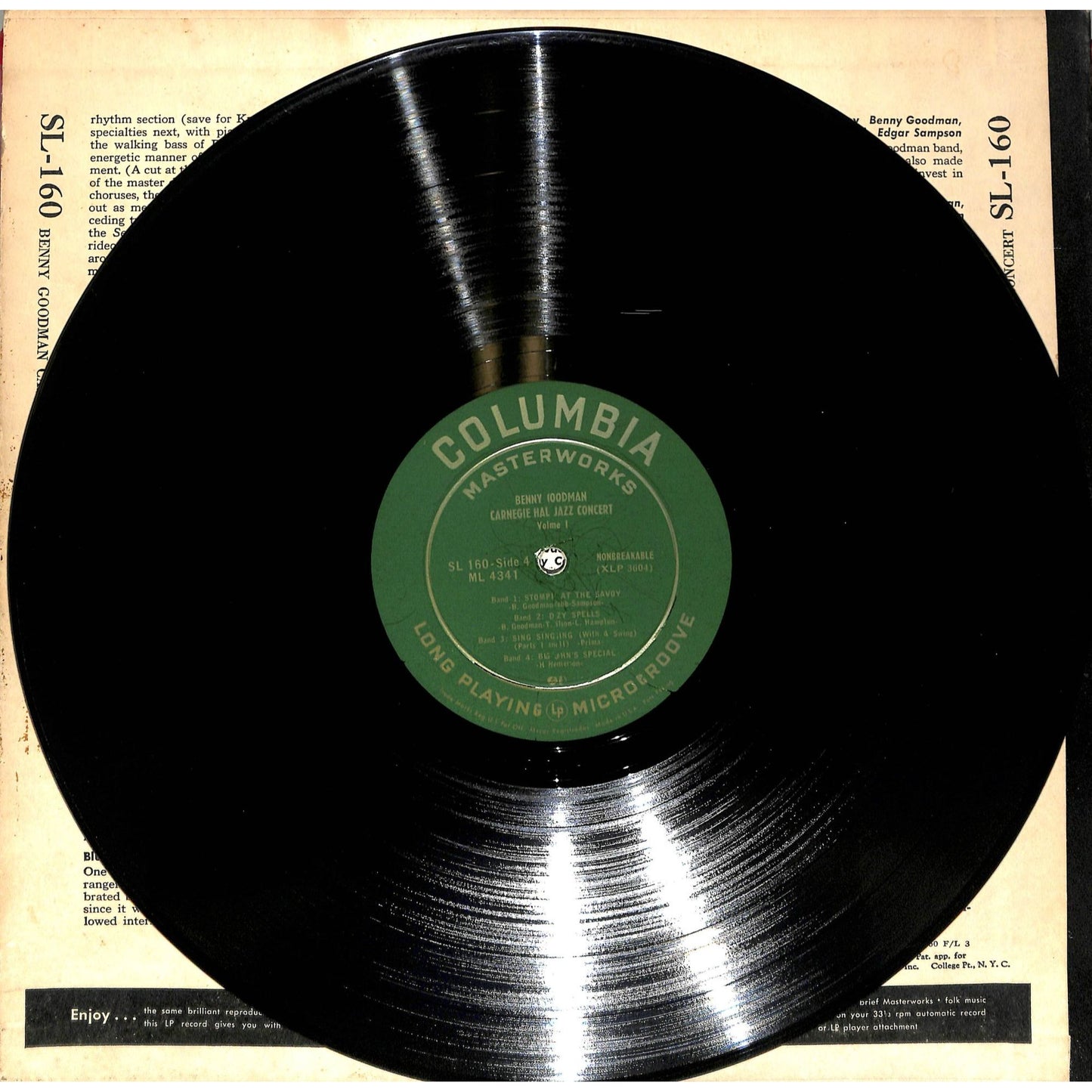 Benny Goodman - The Famous 1938 Carnegie Hall Jazz Concert (1950) Vinyl 2LP