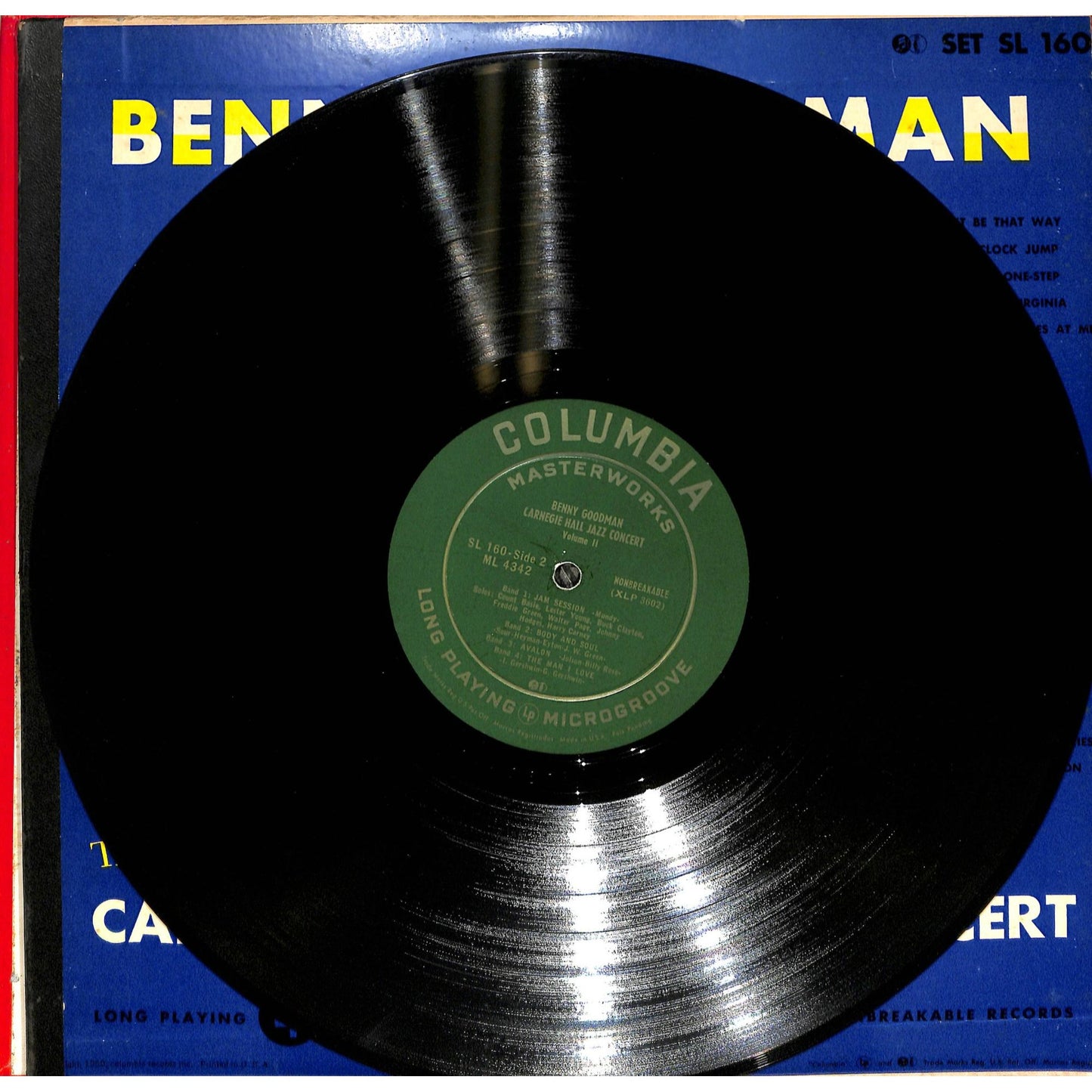 Benny Goodman - The Famous 1938 Carnegie Hall Jazz Concert (1950) Vinyl 2LP