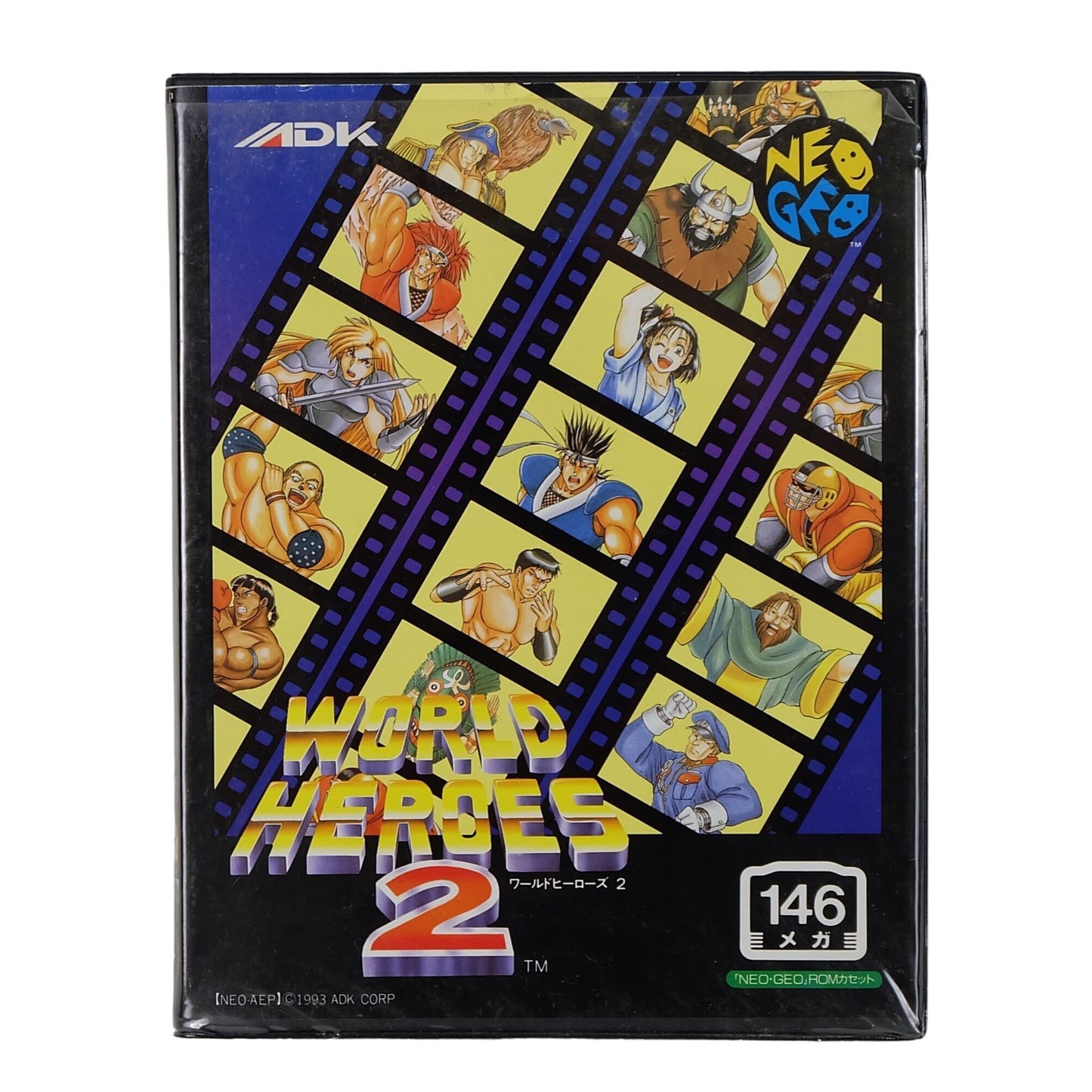World Heroes 2 Neo Geo Japan Complete Tested Working