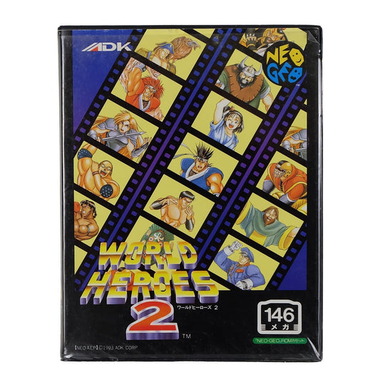 World Heroes 2 Neo Geo Japan Complete Tested Working