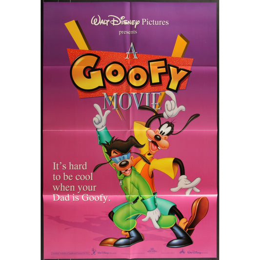 A Goofy Movie (1995) Original Movie Poster Folded 27x41
