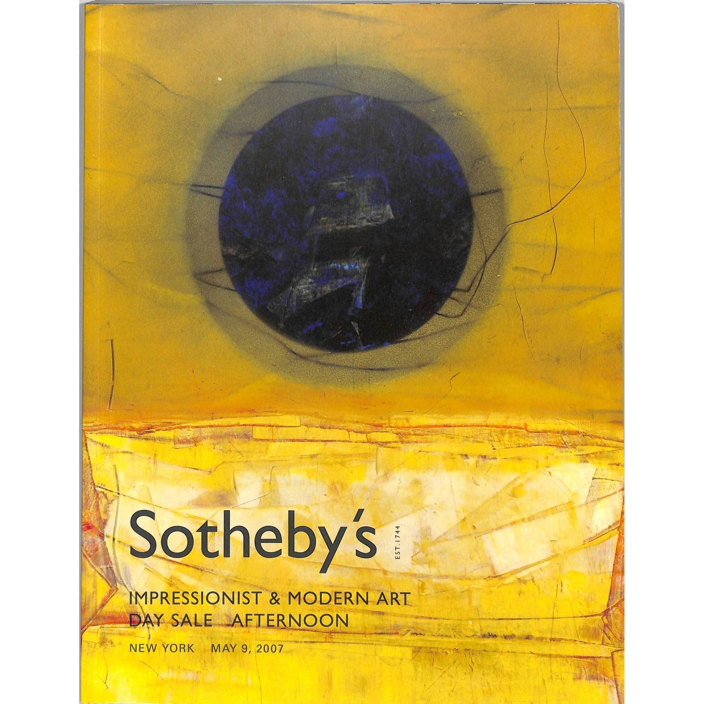 Sotheby's Impressionist & Modern Art Auction Catalog May 9, 2007