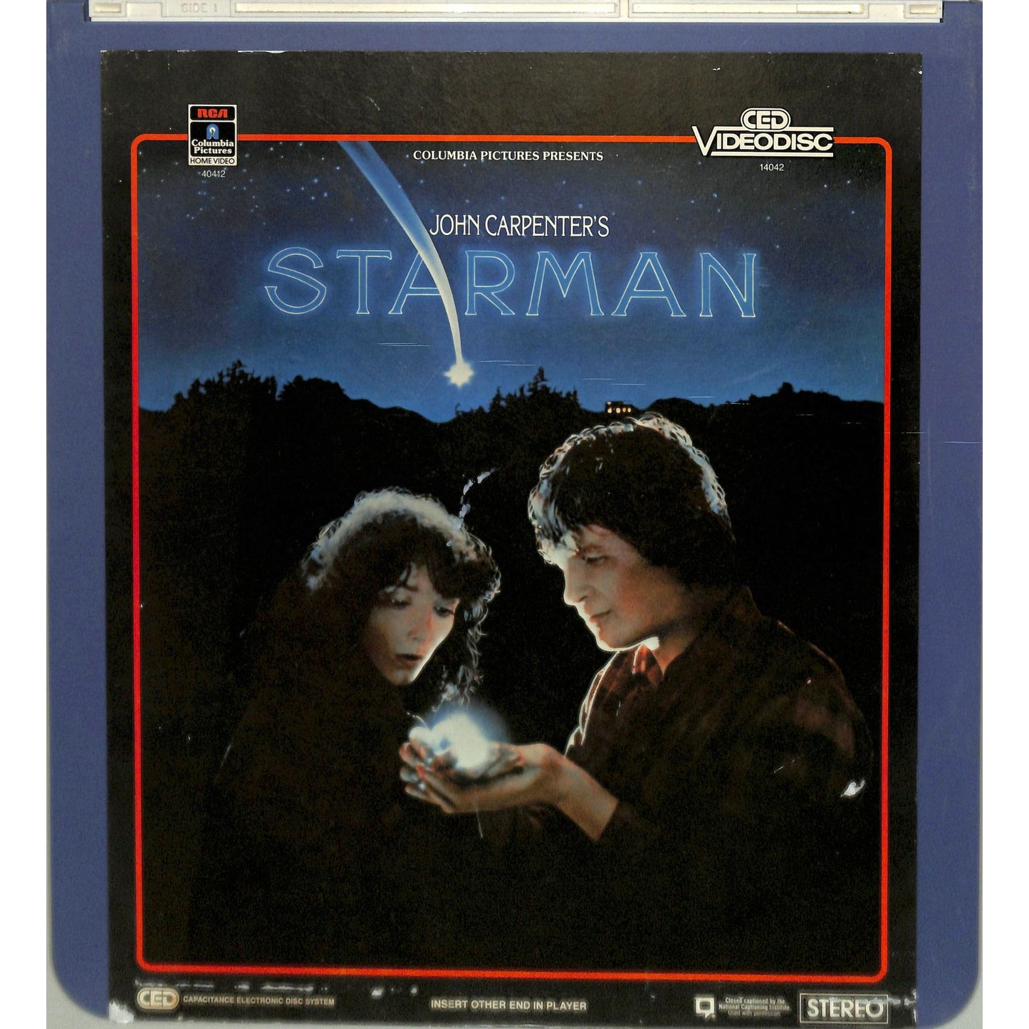 Starman (1984) Vintage CED Videodisc