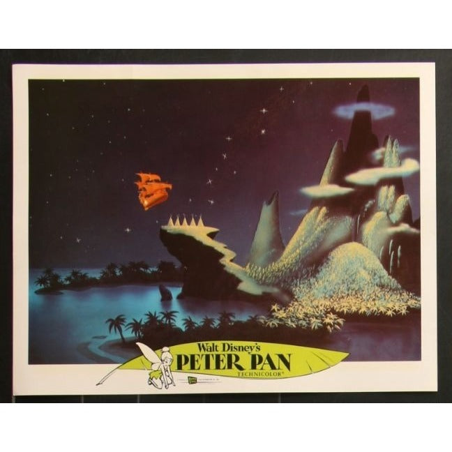 Peter Pan (1953 Re-release) Original Lobby Card Movie Poster 11x14