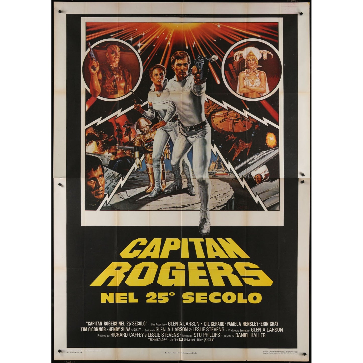 Buck Rogers in the 25th Century (1979) Original Italian 2P Movie Poster 55x78