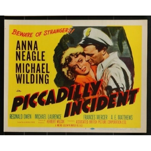 Piccadilly Incident (1946) Original Lobby Card Movie Poster 11x14